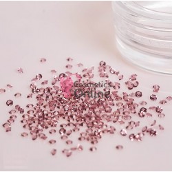 Diamante 100 buc de unghii 3D, DS036 Pink Passion 1,3mm 